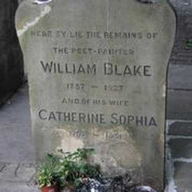 William Blake's headstone.