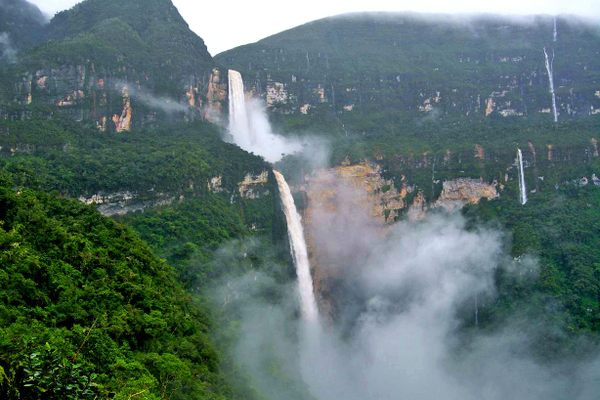 The Gocta Waterfalls in northwestern Peru are the subject of one of our favorite recent Atlas Obscura Podcast episodes.